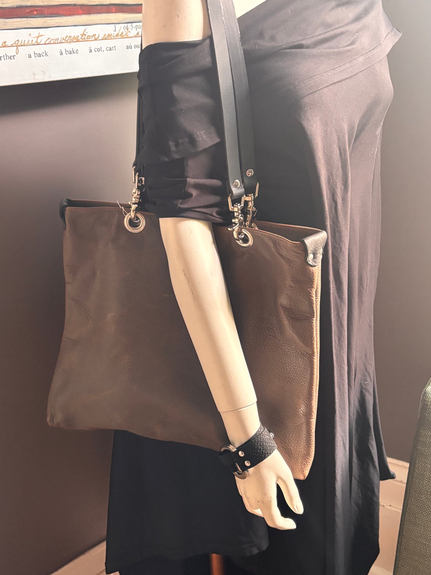 Brownish/Grey Two-Piece Set