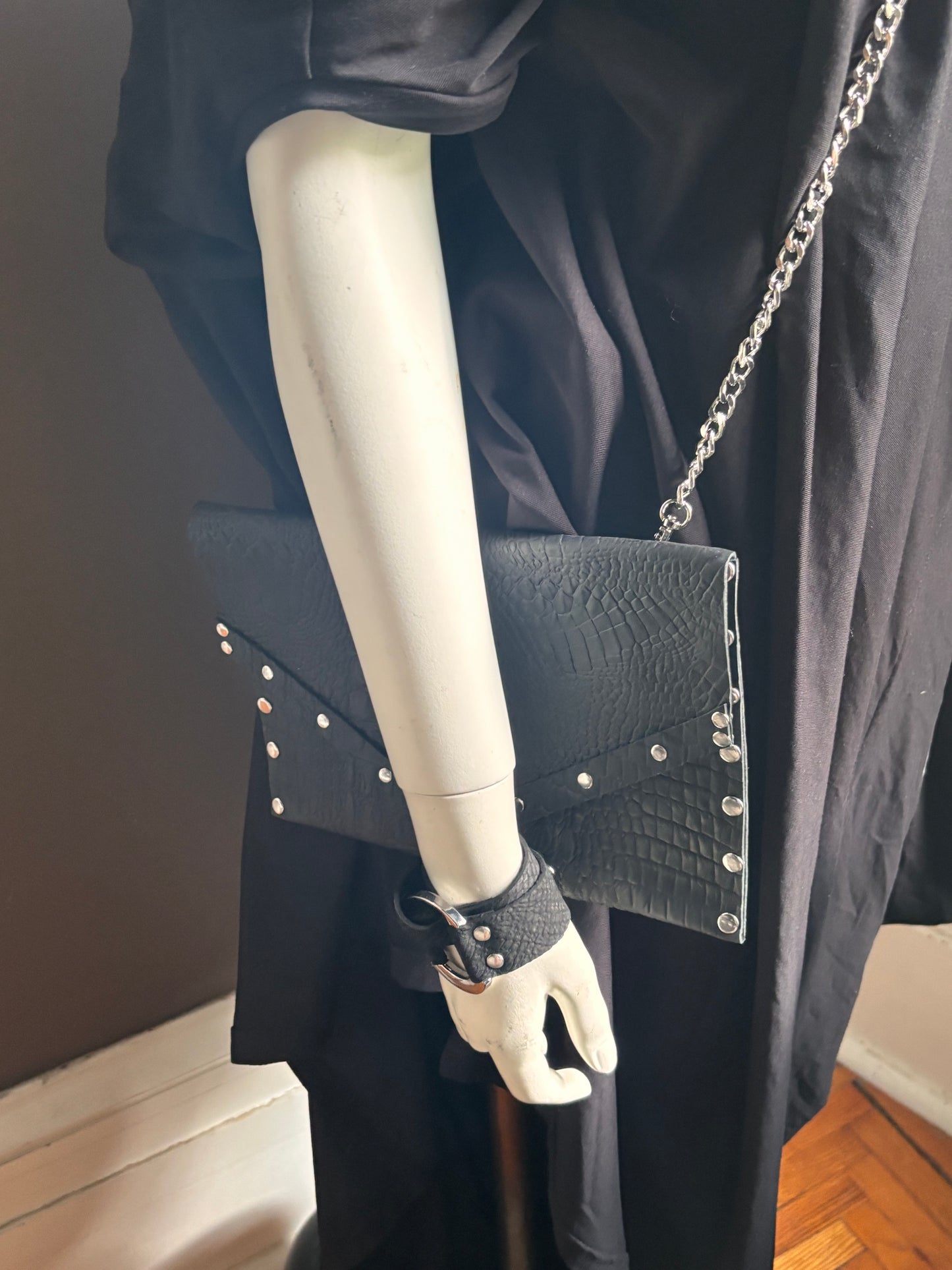 2 Piece Crocodile Print Tote/Crossbody