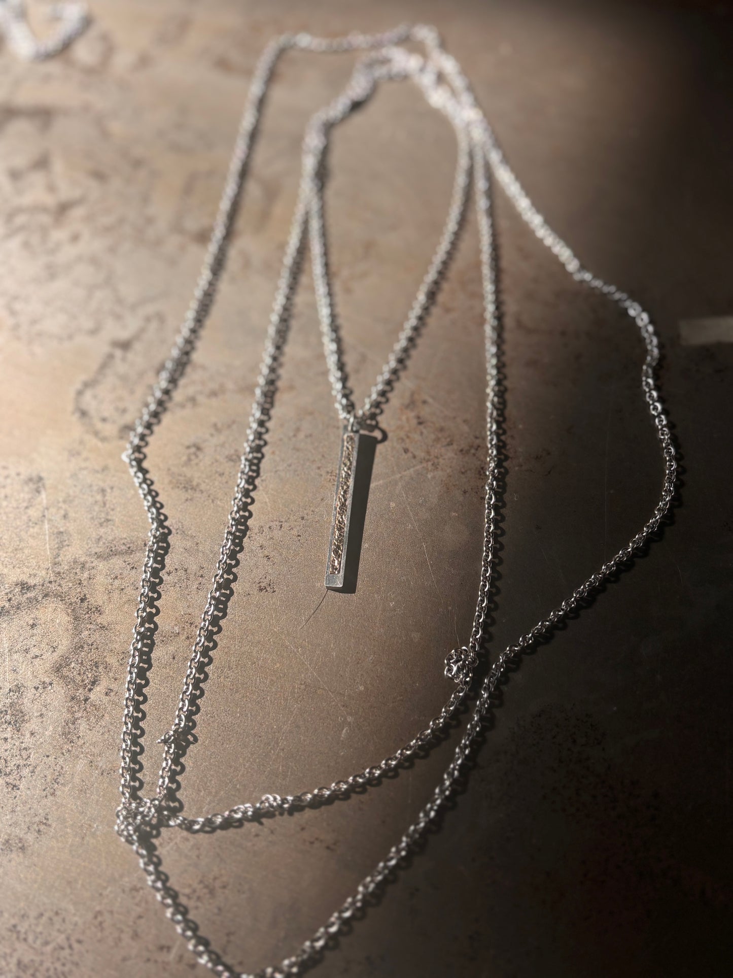 Serene Leather Detailed Necklace