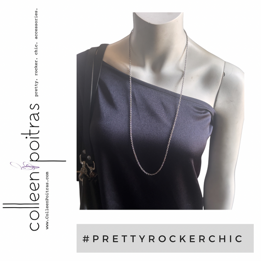 Serene Leather Detailed Necklace