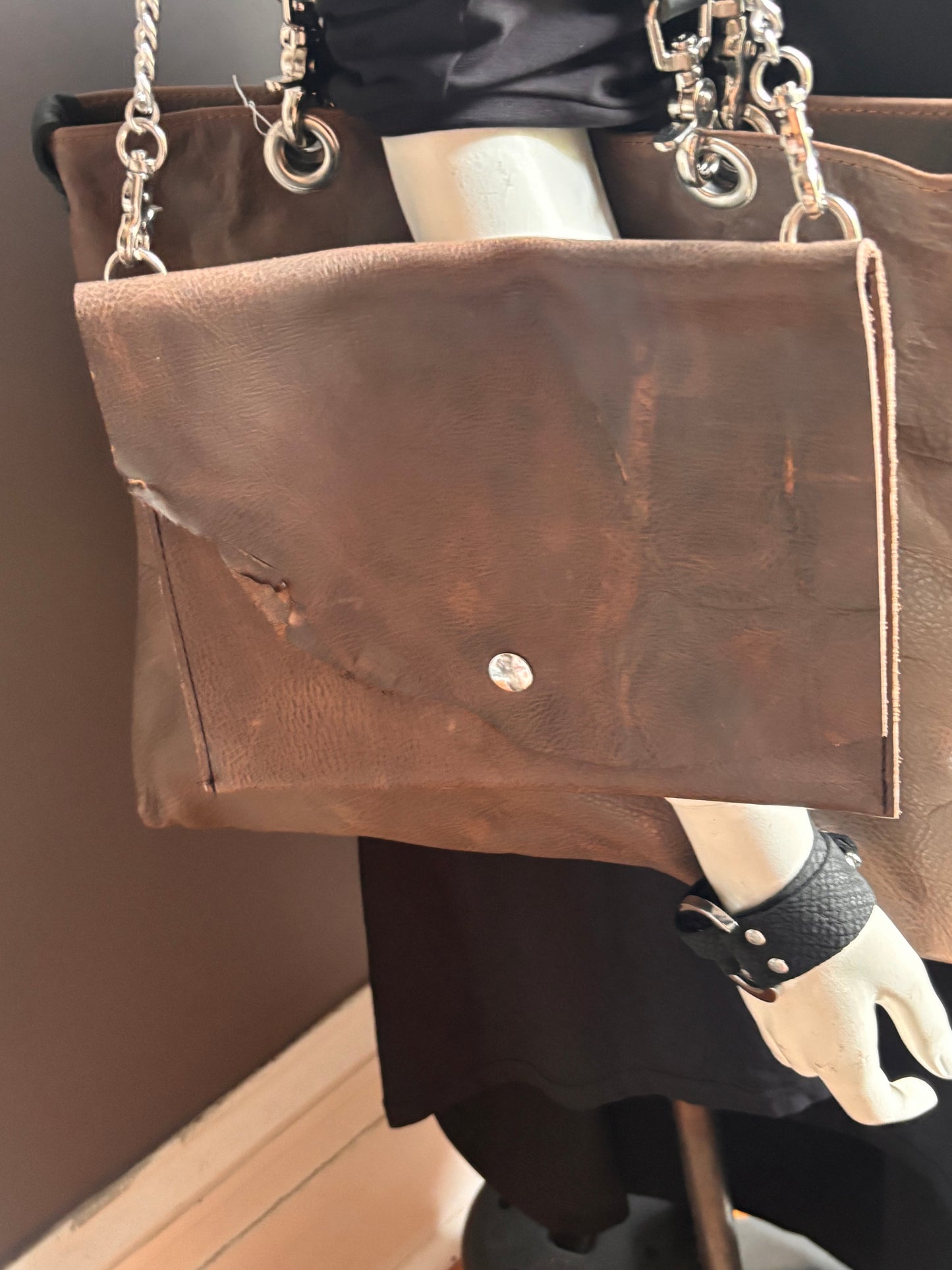 Brownish/Grey Two-Piece Set