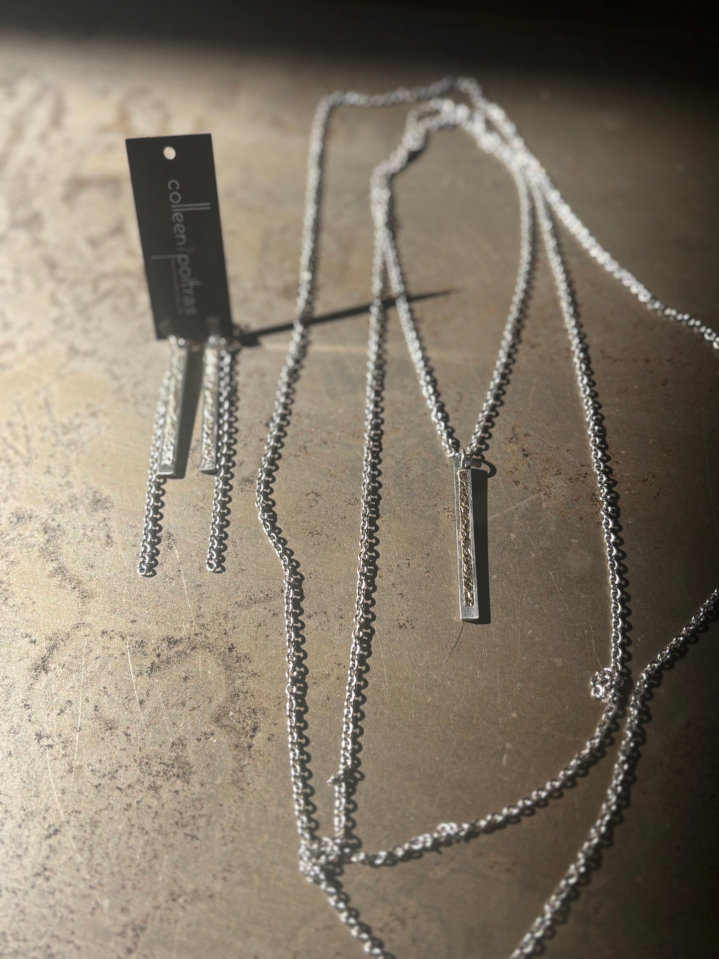 Serene Leather Detailed Necklace