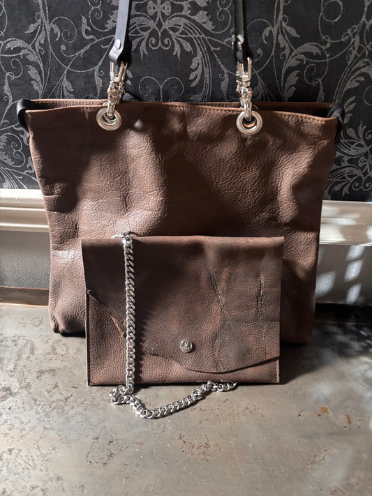 Brownish/Grey Two-Piece Set